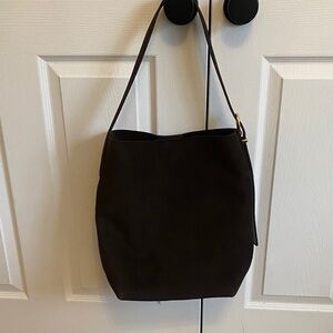 Madewell Brown Suede Shoulder Bag